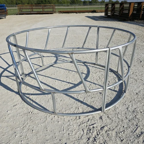 Galvanized Hay Ring – 8’ x 4’