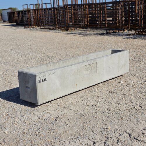 80 Gallon Concrete Water Trough