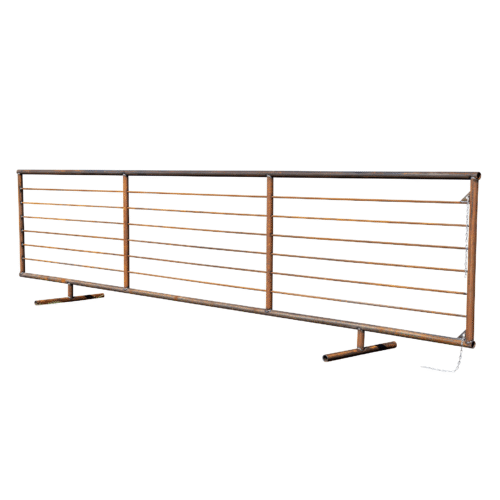 2 3/8” Decoiled Pipe – 8’ Posts