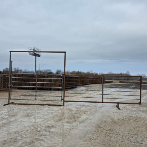 24' Freestanding Panel W/ 10' Bow Gate